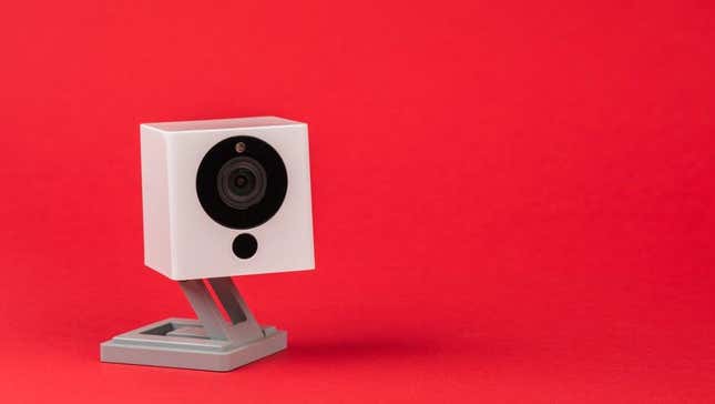 A Wyze camera