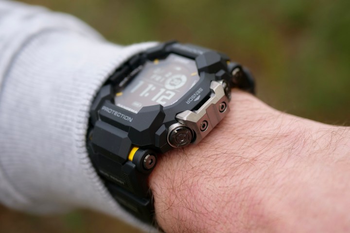 A person wearing the Casio G-Shock GPR-H1000 Rangeman.