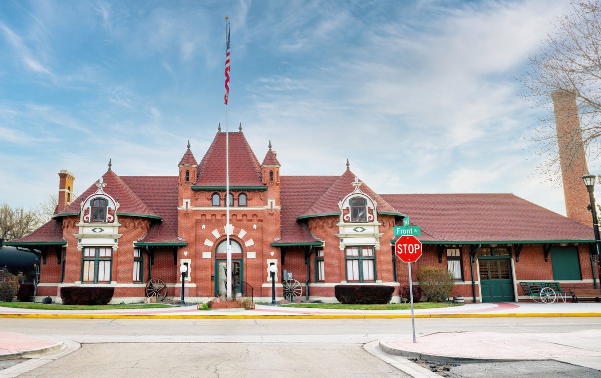 Image of the Nampa, Idaho train depot