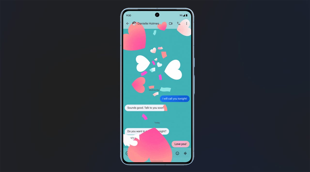 Google Messages Screen Effects