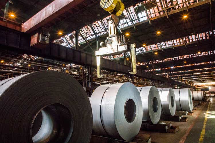 Steel sheet coils