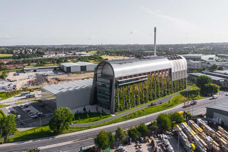 The Veolia waste recycling and recovery power plant in Leeds, UK