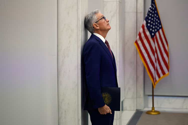 Federal Reserve Chair Jerome Powell Speaks At The 2023 Centennial Conference