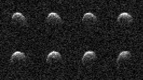 Images of asteroid 2008 OS7 recently captured by NASA.