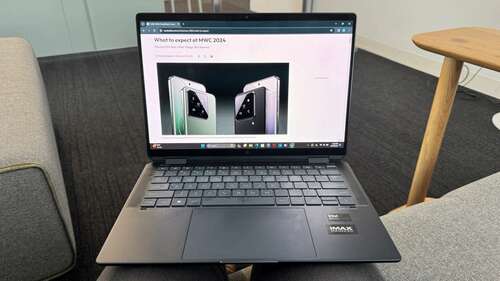 HP Spectre x360 14 on someone's lap