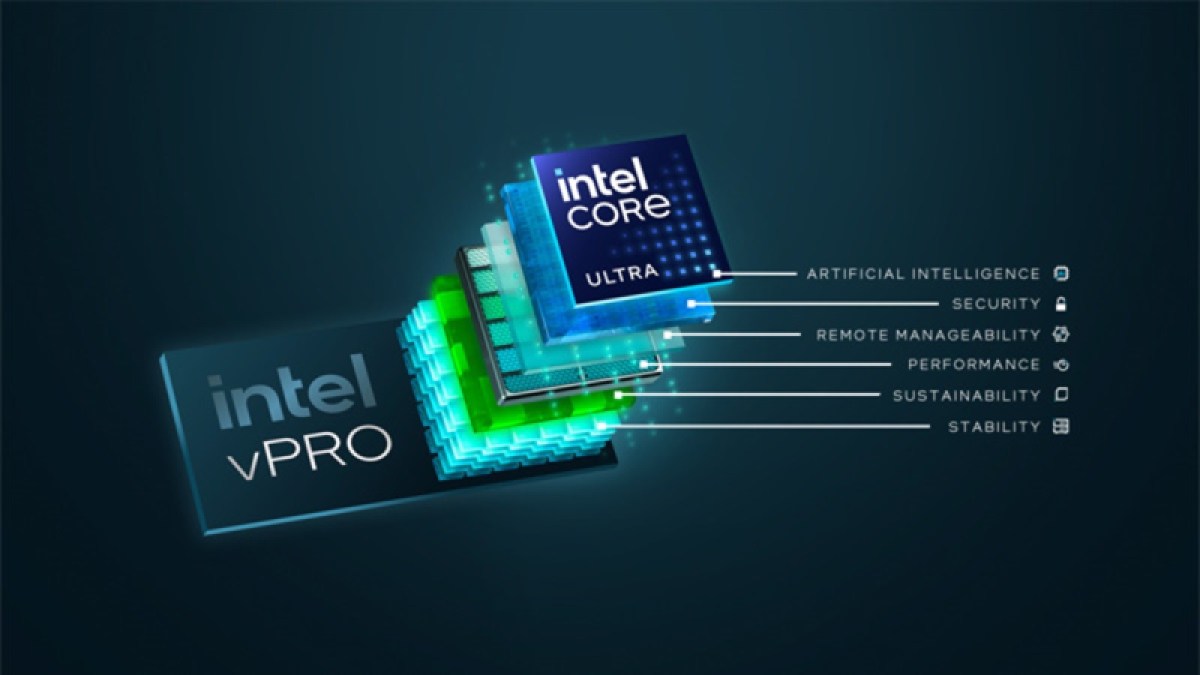 Intel vPro chips will bring AI into enterprise PCs.