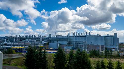 Intel's D1X factory in Hillsboro, Oregon.