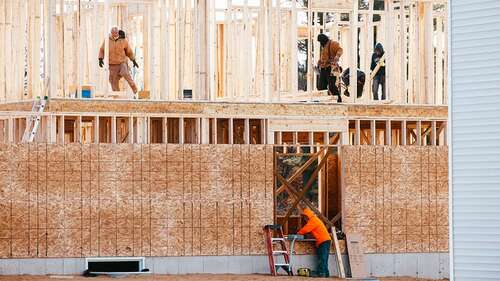 Construction workers in New York