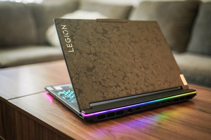 The lid of the Lenovo Legion 9i.