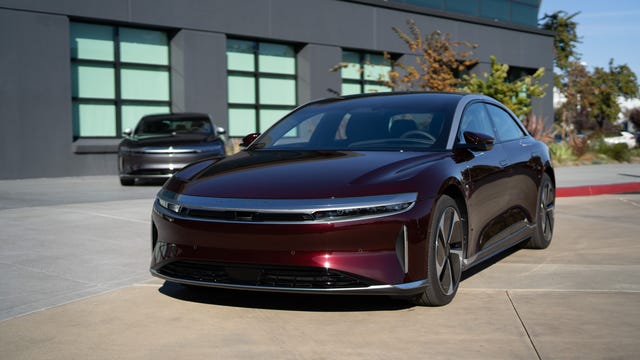 Lucid Air Touring at Lucid Motors' California HQ