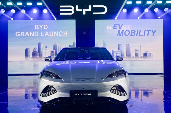 INDONESIA-CHINA-ECONOMY-EV-BYD-LAUNCH