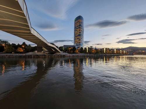 photo sample 10 bilbao river and bridge original