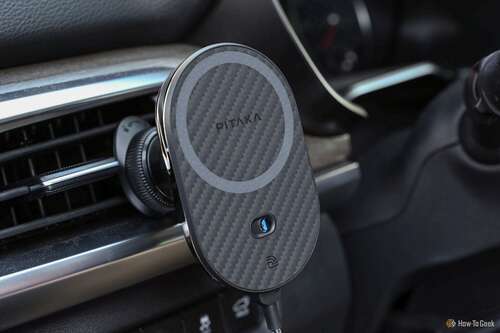 Pitaka MagEZ Car Mount Pro 2 showing the NFC switch.