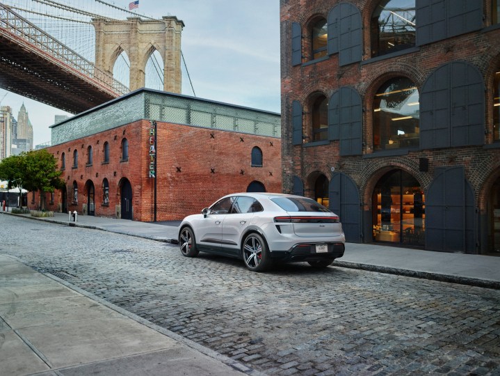 Porsche Macan Electric Rear Three Quarters