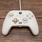 A wired controller for Xbox Series X and S