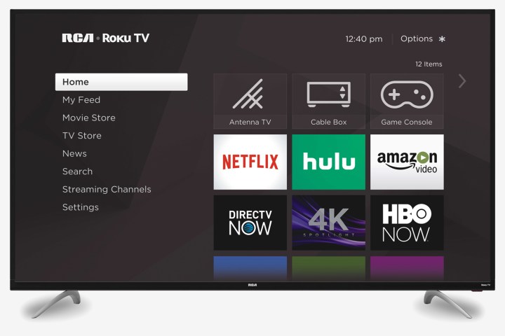 RCA 65-inch 4K Roku TV.