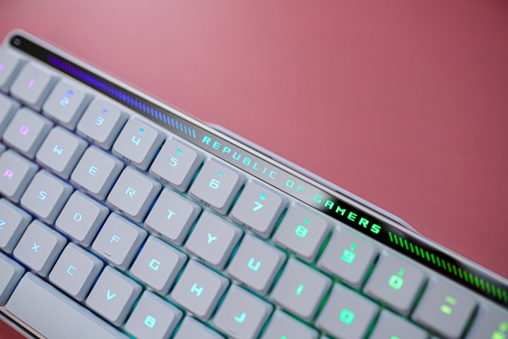 ROG logo on the Falchion RX LP keyboard.