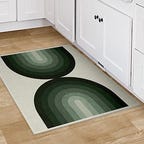 Ruggable absida sage rug