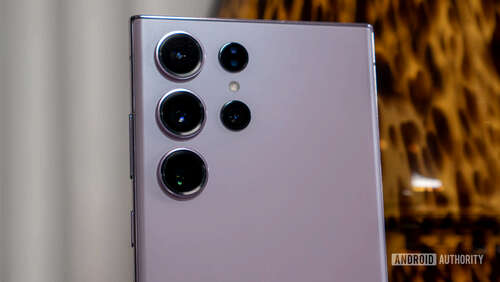 samsung galaxy s23 ultra cameras close up pink