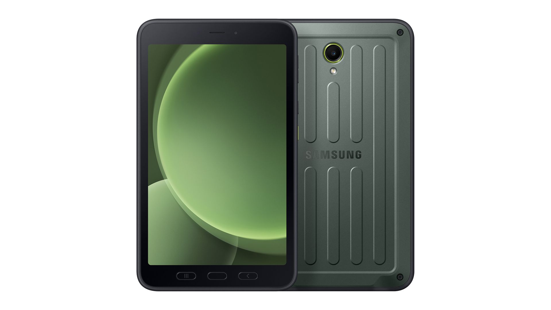 Samsung Galaxy Tab Active5 front and rear. 