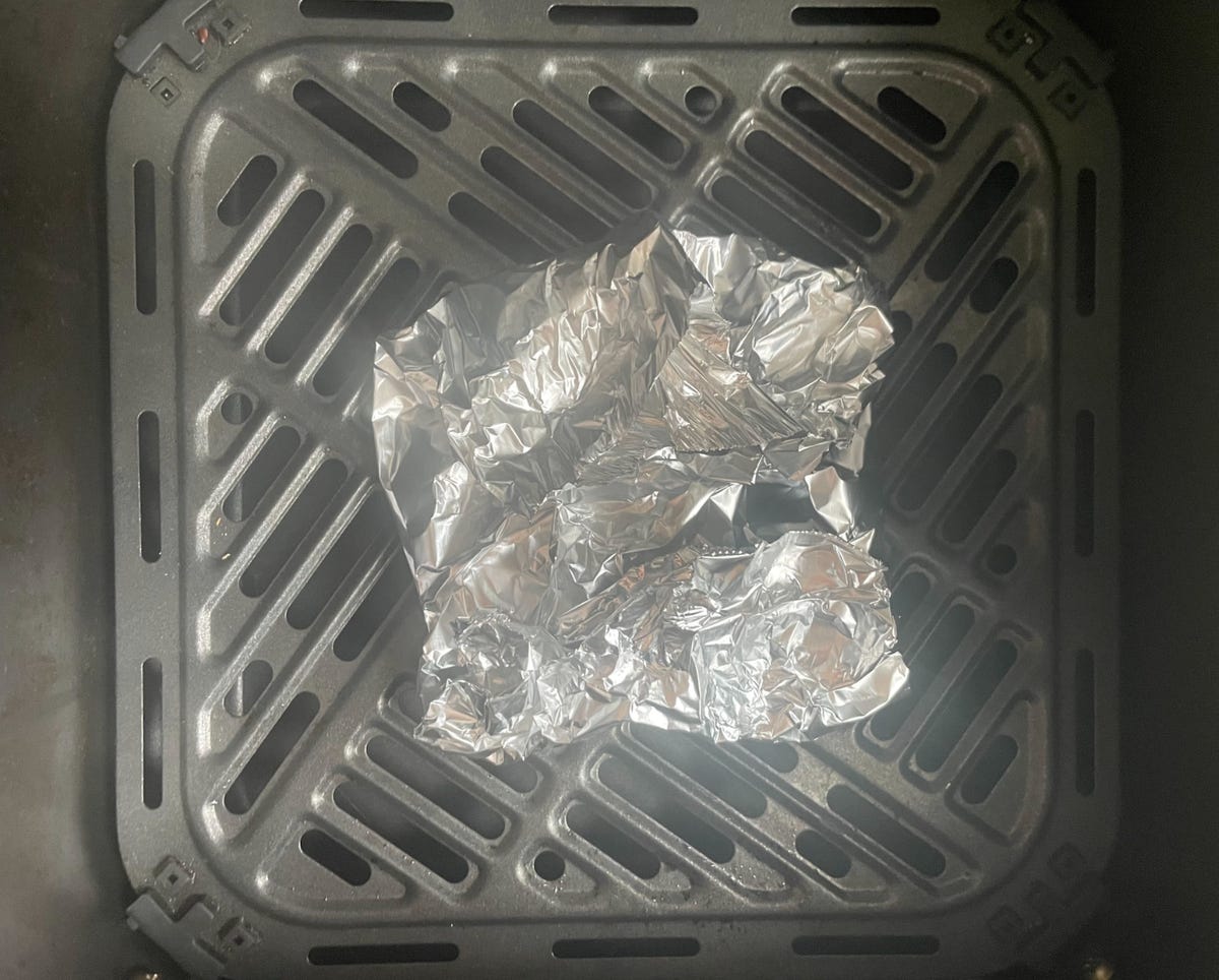 steak in foil in air fryer