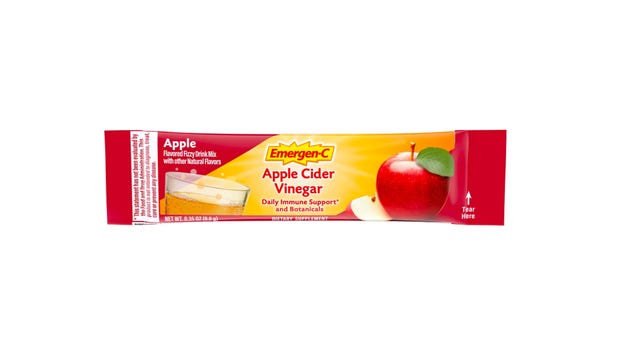 emergency apple vinegar packet