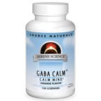 Bottle of Source Naturals GABA Calm supplement