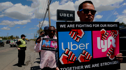 Uber and Lyft drivers strike