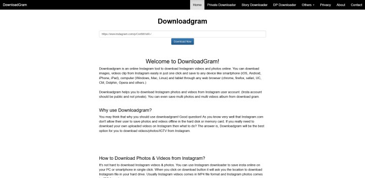 Downloading from DownloadGram.