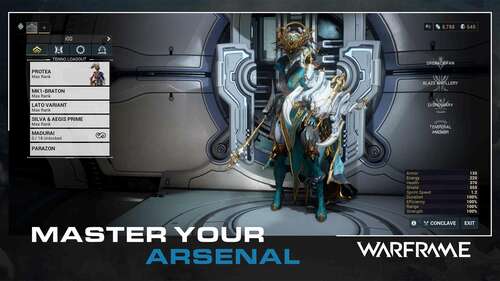 Warframe mobile master arsenal