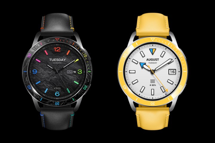 The Xiaomi Watch S3 and its interchangeable bezels.