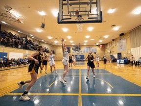 SASKATOON, SASK: Friday, February 3 - 0204 sports MIT - Walter Murray Marauders take on the Wynyard Bears during a Friday morning game at the 37th Marauder Invitational Tournament. Photo taken in Saskatoon, Sask. on Friday, Feb 3, 2023.