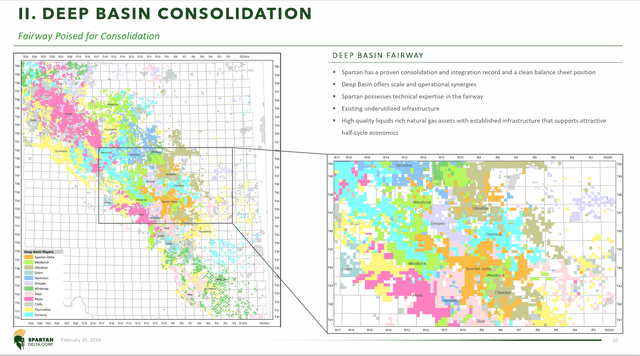 Spartan Delta Map Of Operations And Competitor Holdings