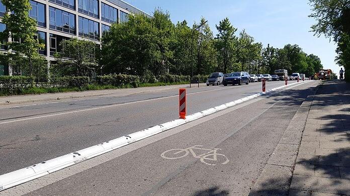 Ein neuer Radlweg muss nicht unbedingt Baustelle bedeuten.