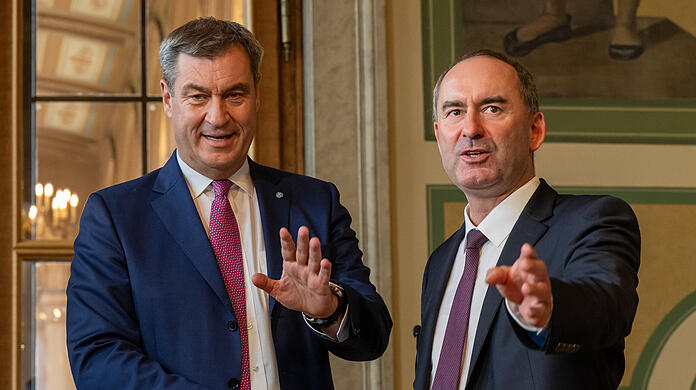 Harmonisch wie nie? CSU-Boss Markus Söder und Freie-Wähler-Chef Hubert Aiwanger.