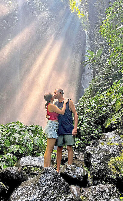 Lemukih Waterfalls in Bali.