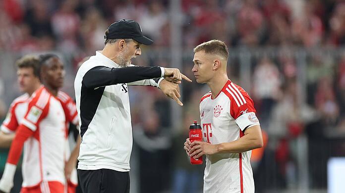 Thomas Tuchel (l.) und Joshua Kimmich.