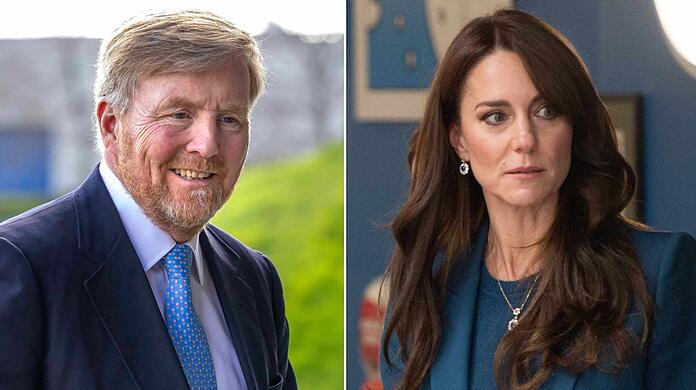 König Willem-Alexander macht sich über Prinzessin Kate lustig.