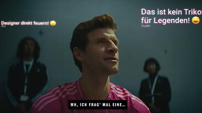 Thomas Müller vom FC Bayern hat im neuen DFB-Video eine Hauptrolle.