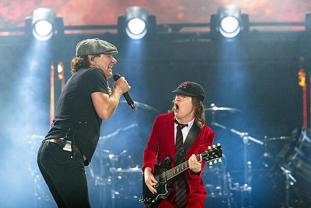 AC/DC bei einem Konzert in Nürnberg 2015.