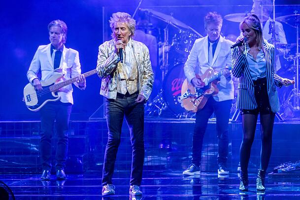 Sir Rod Stewart in Jacksonville im Februar 2024.