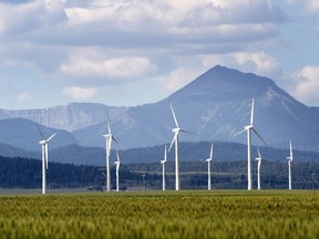 Alberta Wind turbines