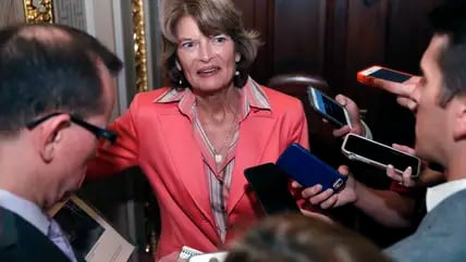 Senatorin Lisa Murkowski (Mitte) in einer Aufnahme aus dem Jahr 2018