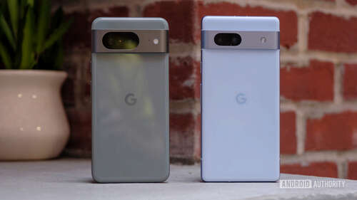 google pixel 8 vs pixel 7a rear hero