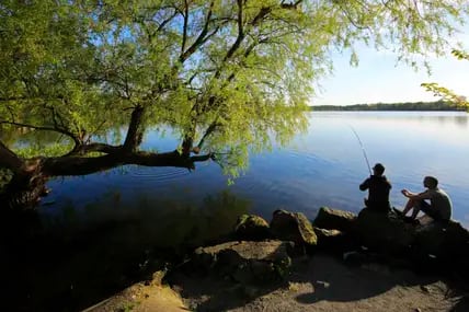 Entschleunigung im Westen von NRW: Im Naturpark Schwalm lässt es sich nicht nur gut wandern, sondern auch gut Pause machen.