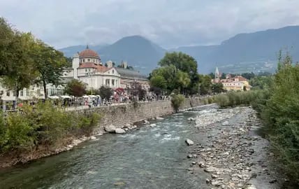 Meran ist von Schenna aus zu Fuß zu erreichen.