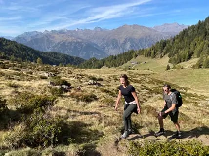 Rund um Schenna gibt es viele Wege, auf denen sich Wanderungen lohnen und jede Menge beindruckende Aussichten bieten.