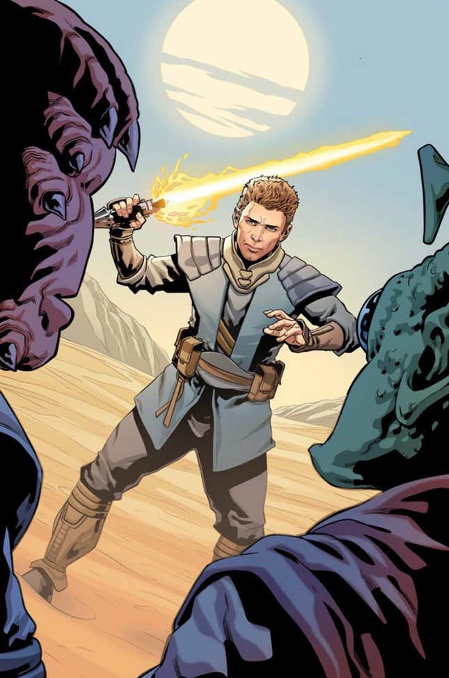 Image for article titled Marvel&#39;s Phantom Menace Comic Gives Anakin a Wild New Look