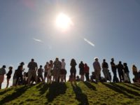 Spectators at Gas Works Park for 2017 solar eclipse