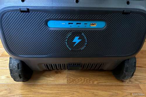 Rear of Anker EverFrost Dual-Zone Powered Cooler 50